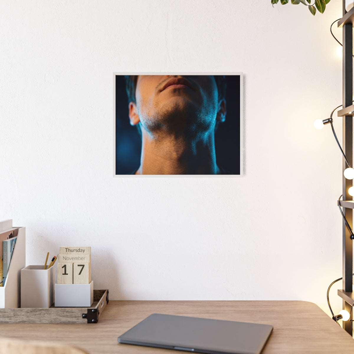 Wooden Framed Poster - Midnight Glow