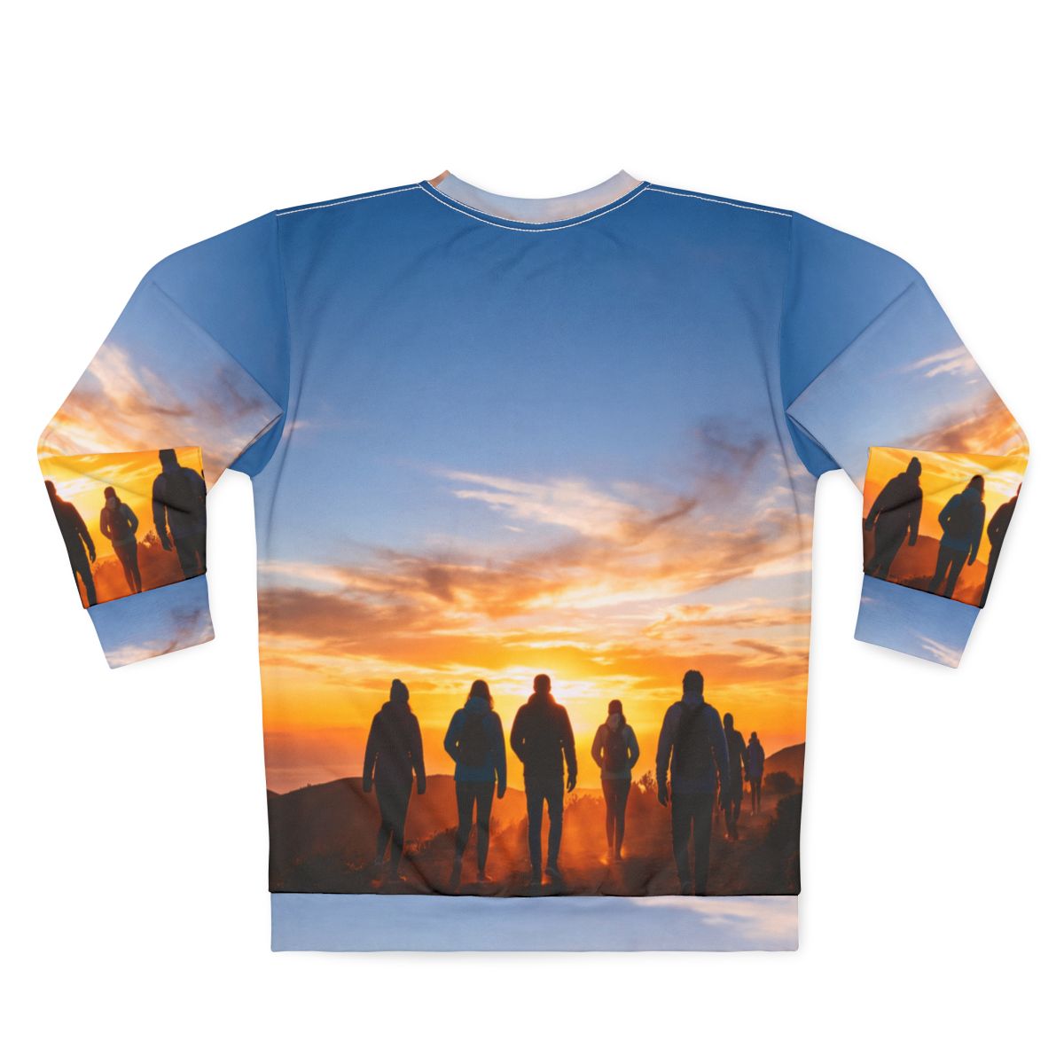 Unisex Sweatshirt - Golden Hiker Dawn