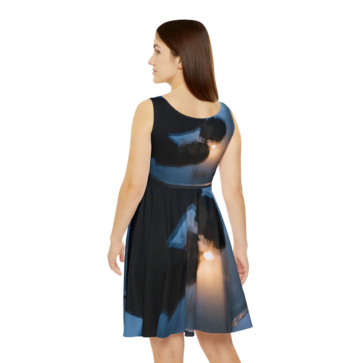 Women's Skater Dress - Midnight Reflections Dress - Moody......