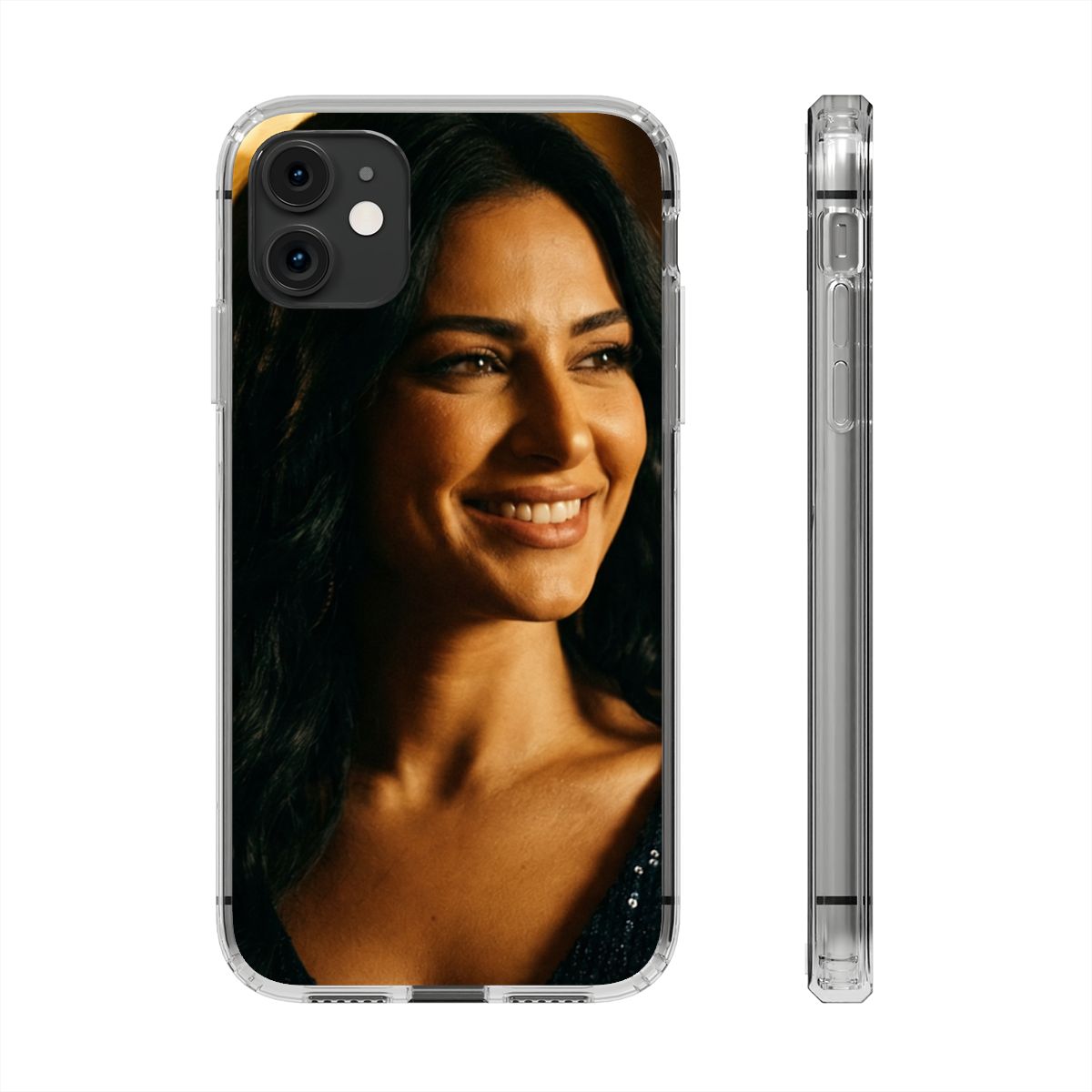 Clear Impact-Resistant Cases - Clear Phone Case - Golden...
