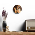 Acrylic Wall Clock - Sun-Kissed Serenity