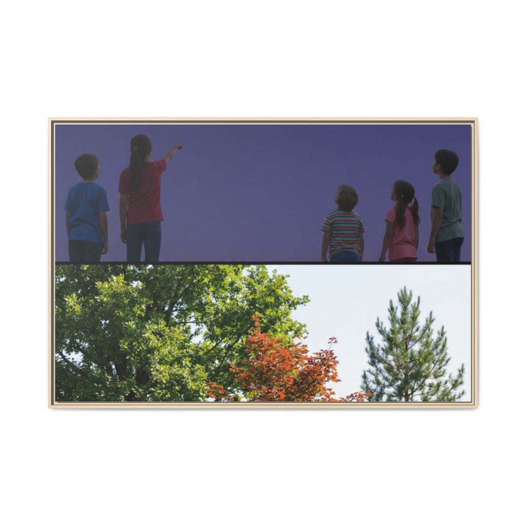 Framed Matte Canvas - Wilderness Gallery — Natural / 1.25"