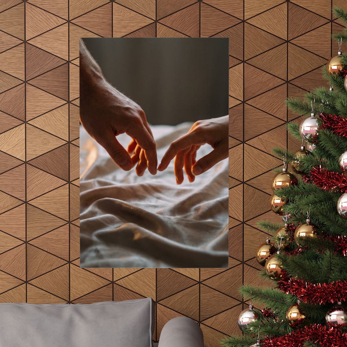 Matte Vertical Posters - Tender Touch (8×10 & 36×54) |...