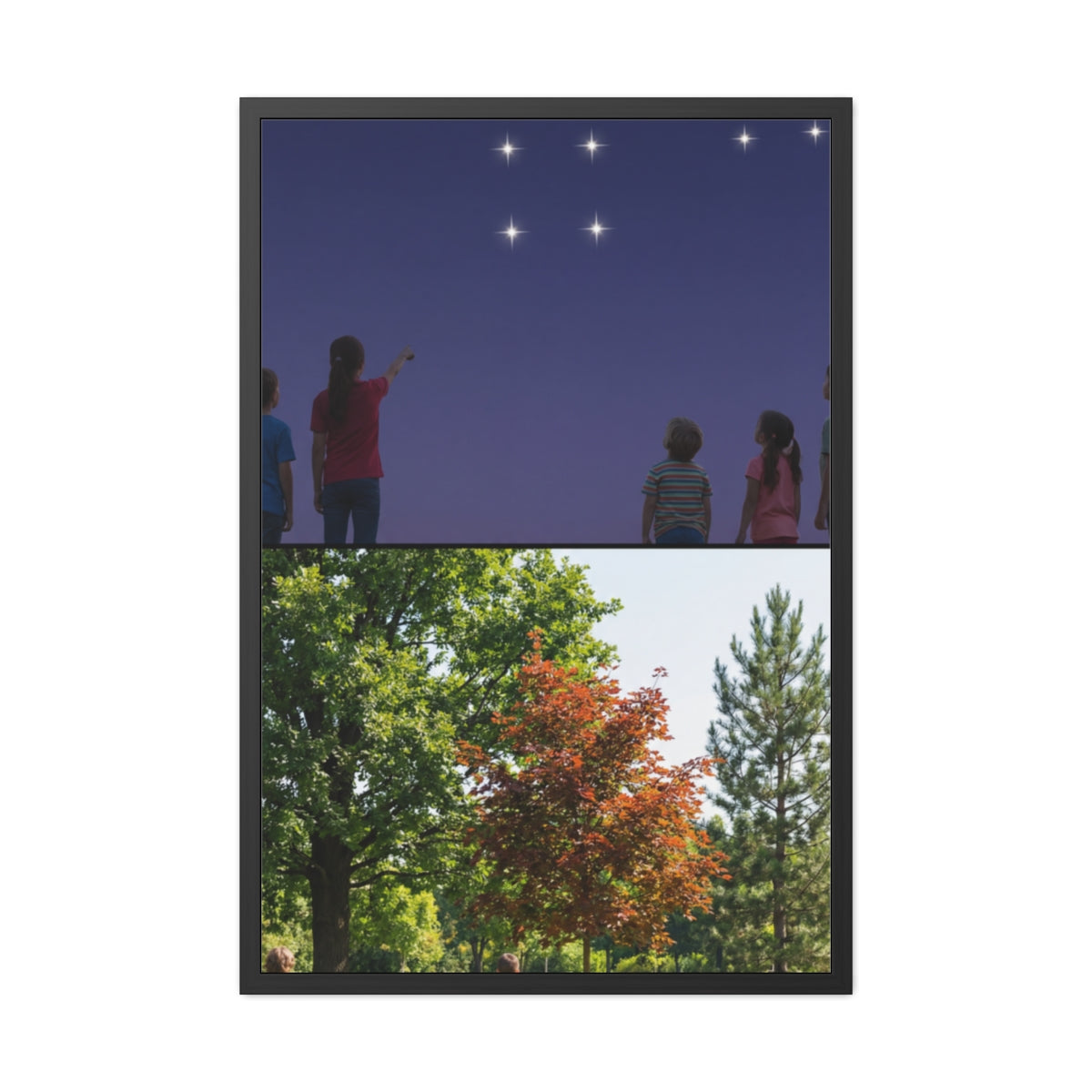 Framed Posters - Stardust & Forest Discovery — Portrait... |...