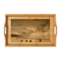 Bamboo Serving Tray - Sunset Ridge | Echovira Gallery