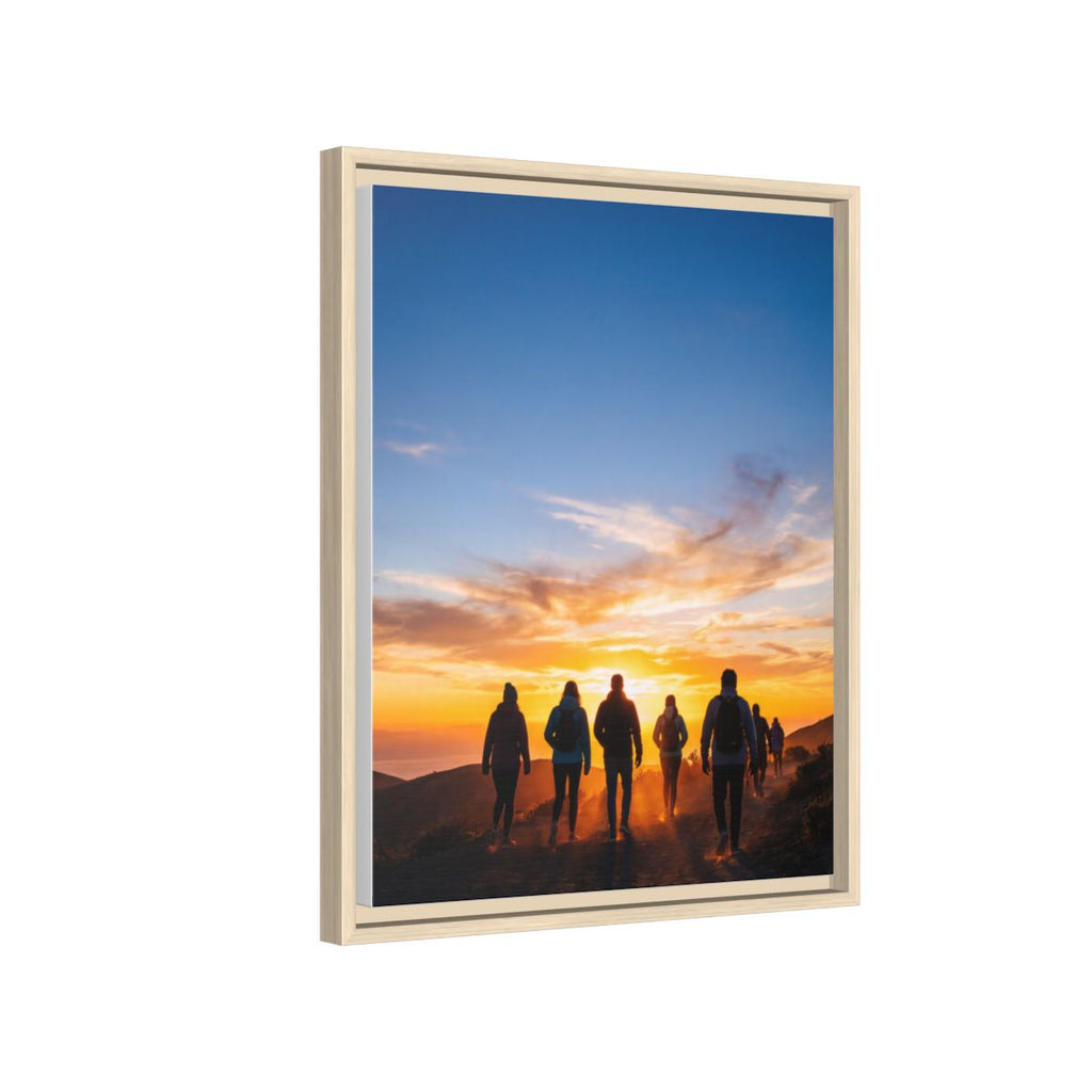 Matte Canvas, Framed - Epic Dawn Trek