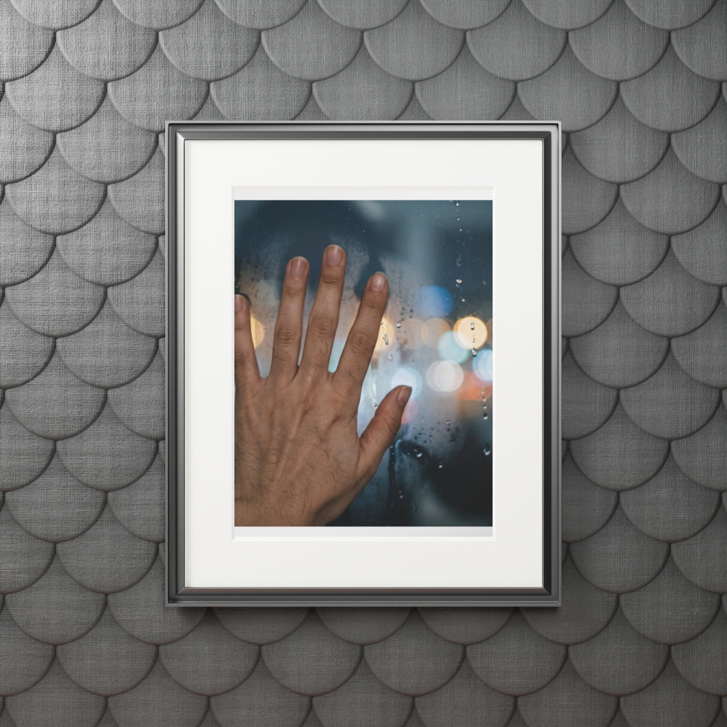 Portrait Fine Art Prints Rainy City Window
