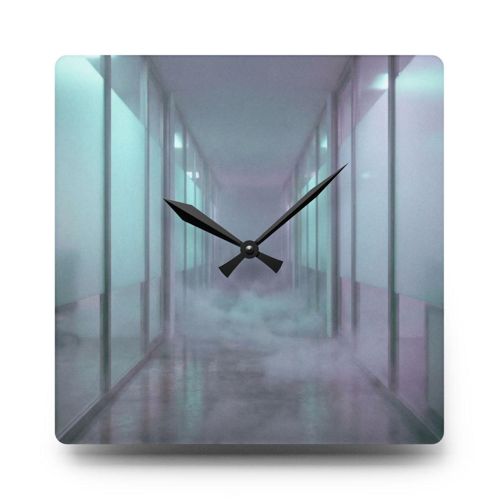 Acrylic Wall Clock - Liminal Dreamscape | Echovira Gallery