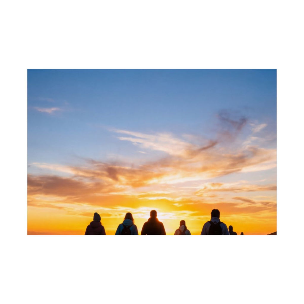 Matte Horizontal Poster - Sunset Ridge (10×8 & 54×36) |...