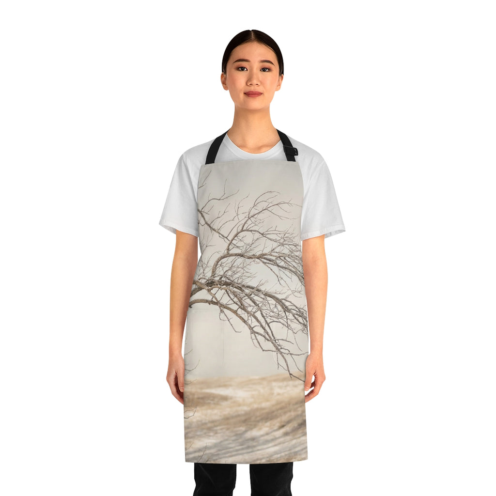 Kitchen Apron - Winter Tree Aesthetic
