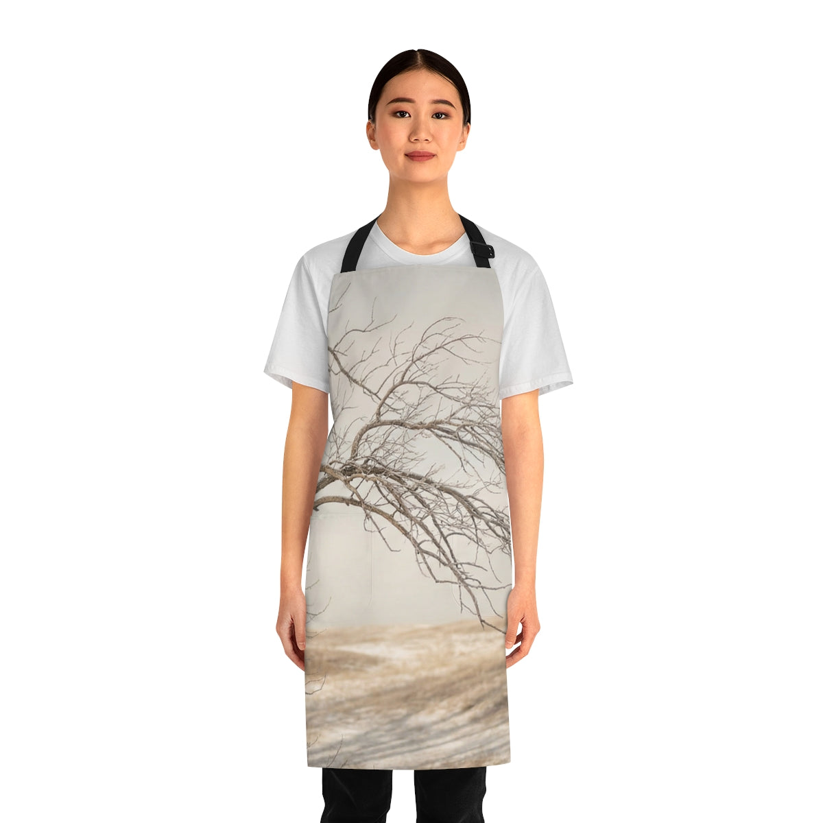 Kitchen Apron - Winter Tree Aesthetic