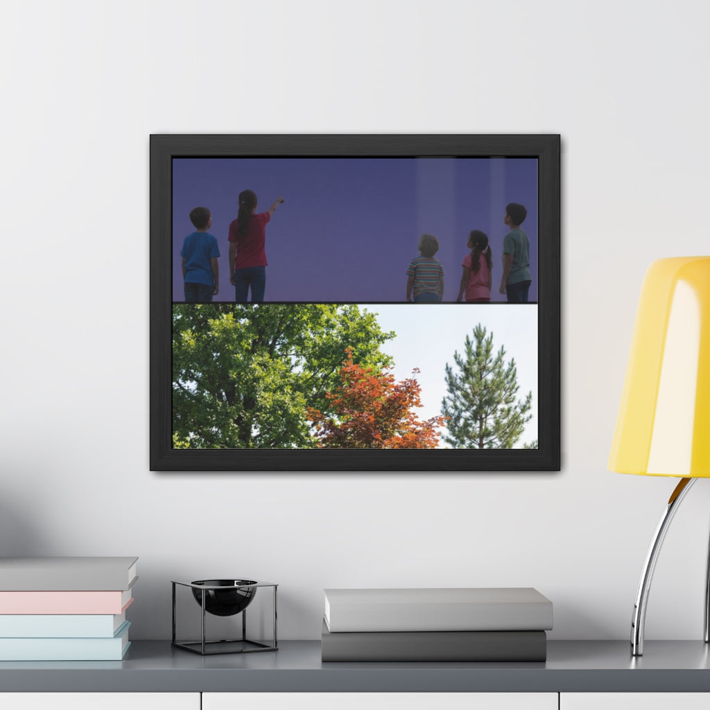 Framed Poster - Little Explorer — Landscape