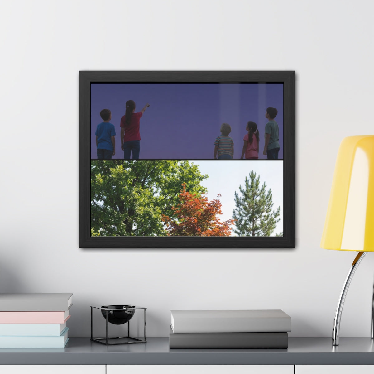 Framed Poster - Little Explorer — Landscape