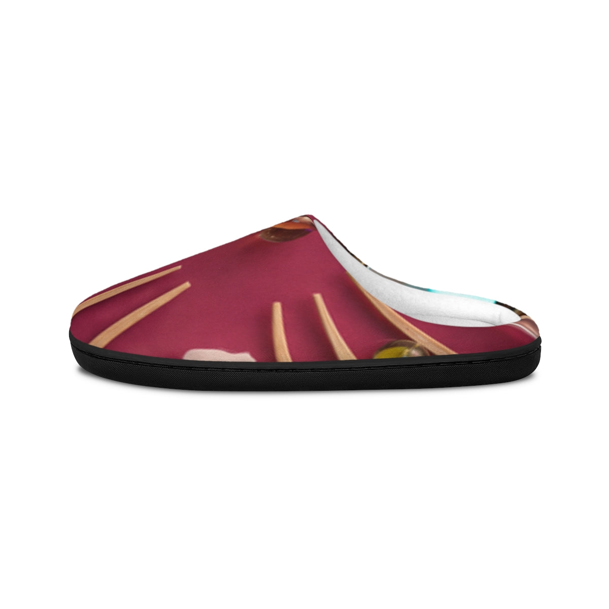 Women's Indoor Slippers with Vintage Theater Art