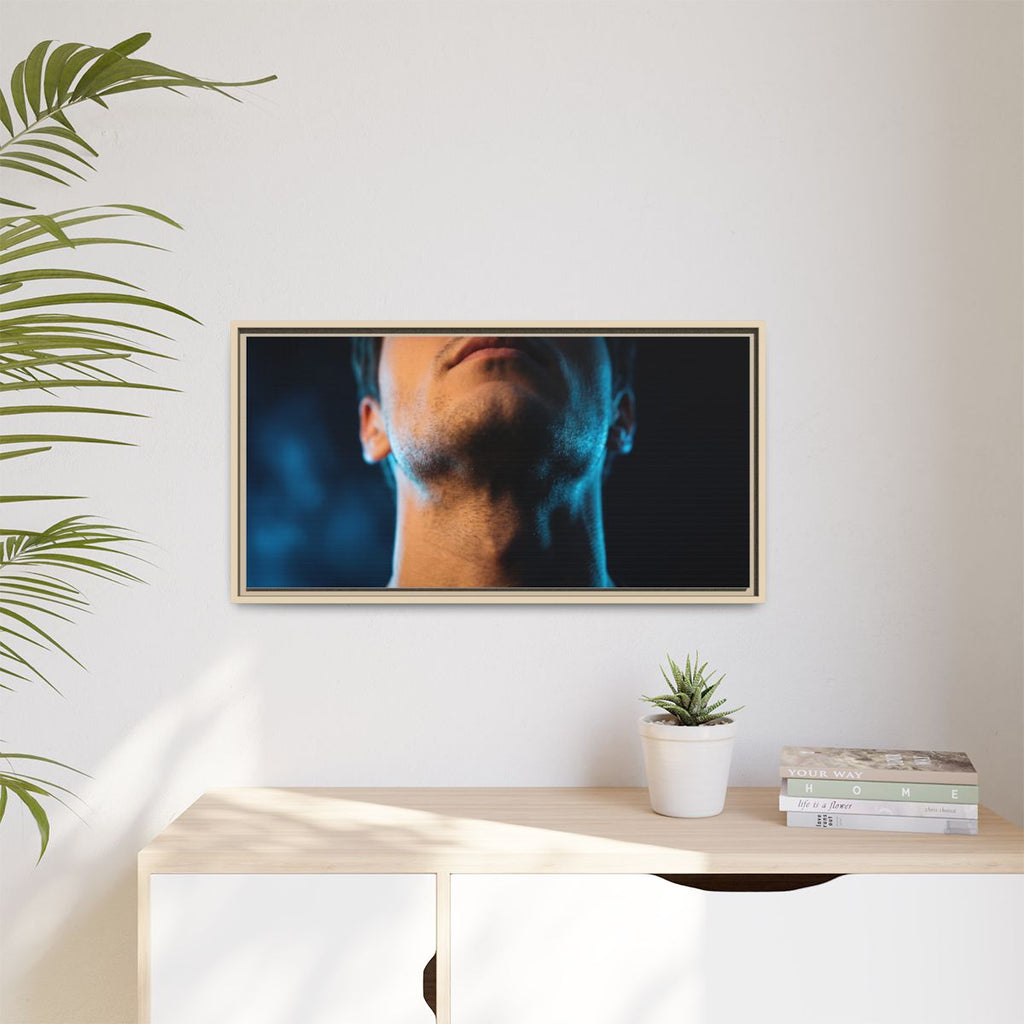 Framed Matte Canvas - Neon Noir