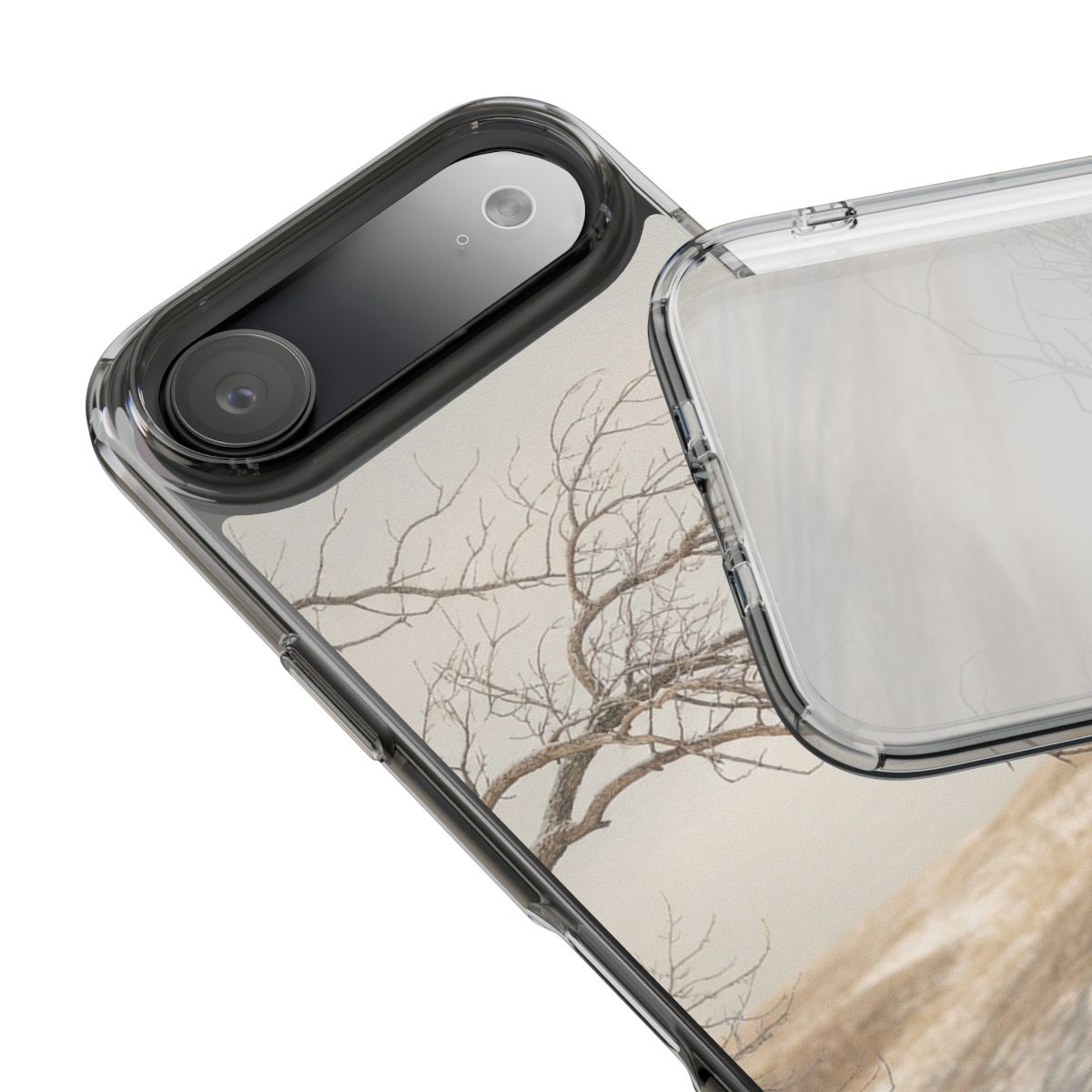 Clear Impact-Resistant Cases - Clear Phone Case - Winter...