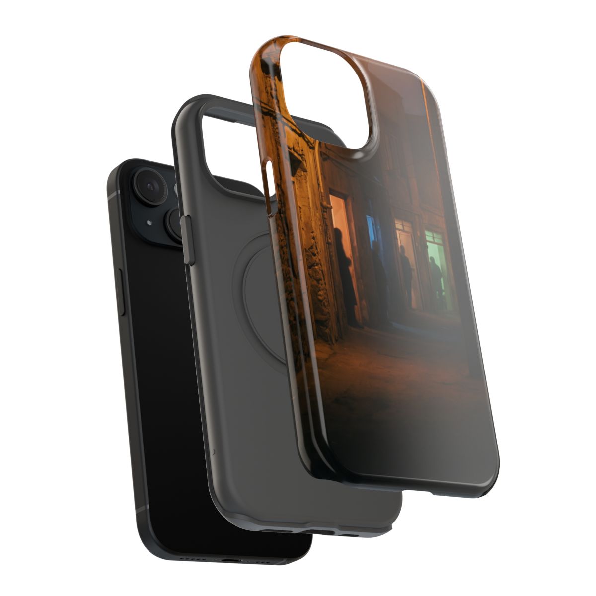 Impact-Resistant Apple iPhone Cases - Shadows of the City | iPhone 17 Pro Max, 17 Pro, 17 Air & More