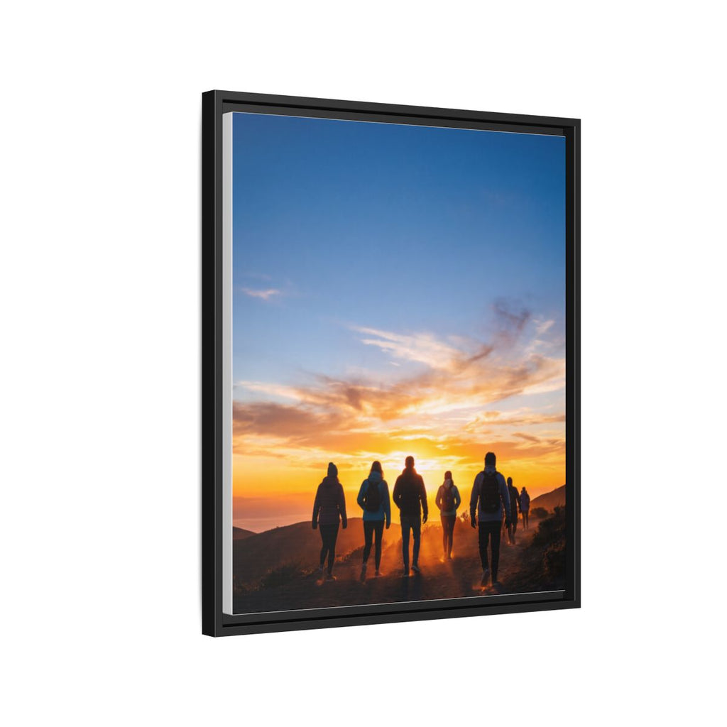 Matte Canvas, Framed - Epic Dawn Trek