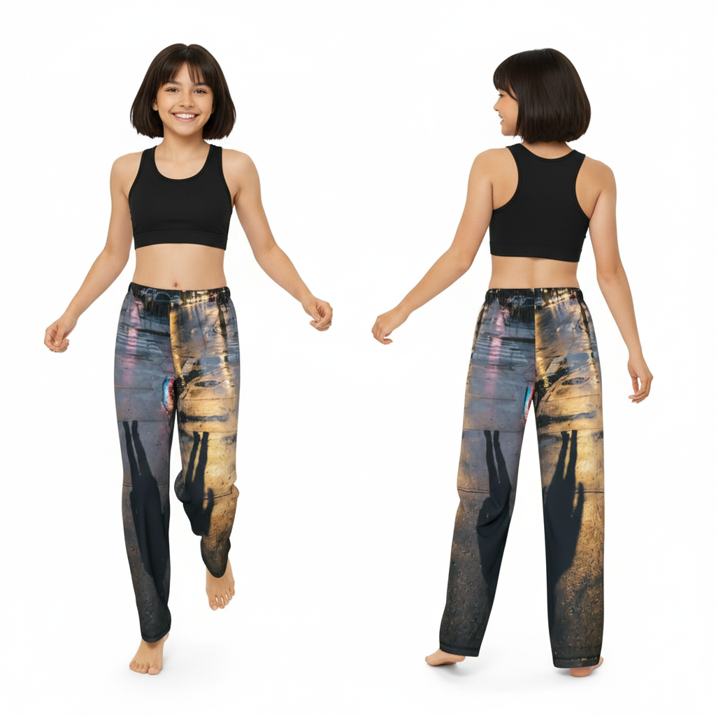 Rainy City Shadows Kids Lounge Pants