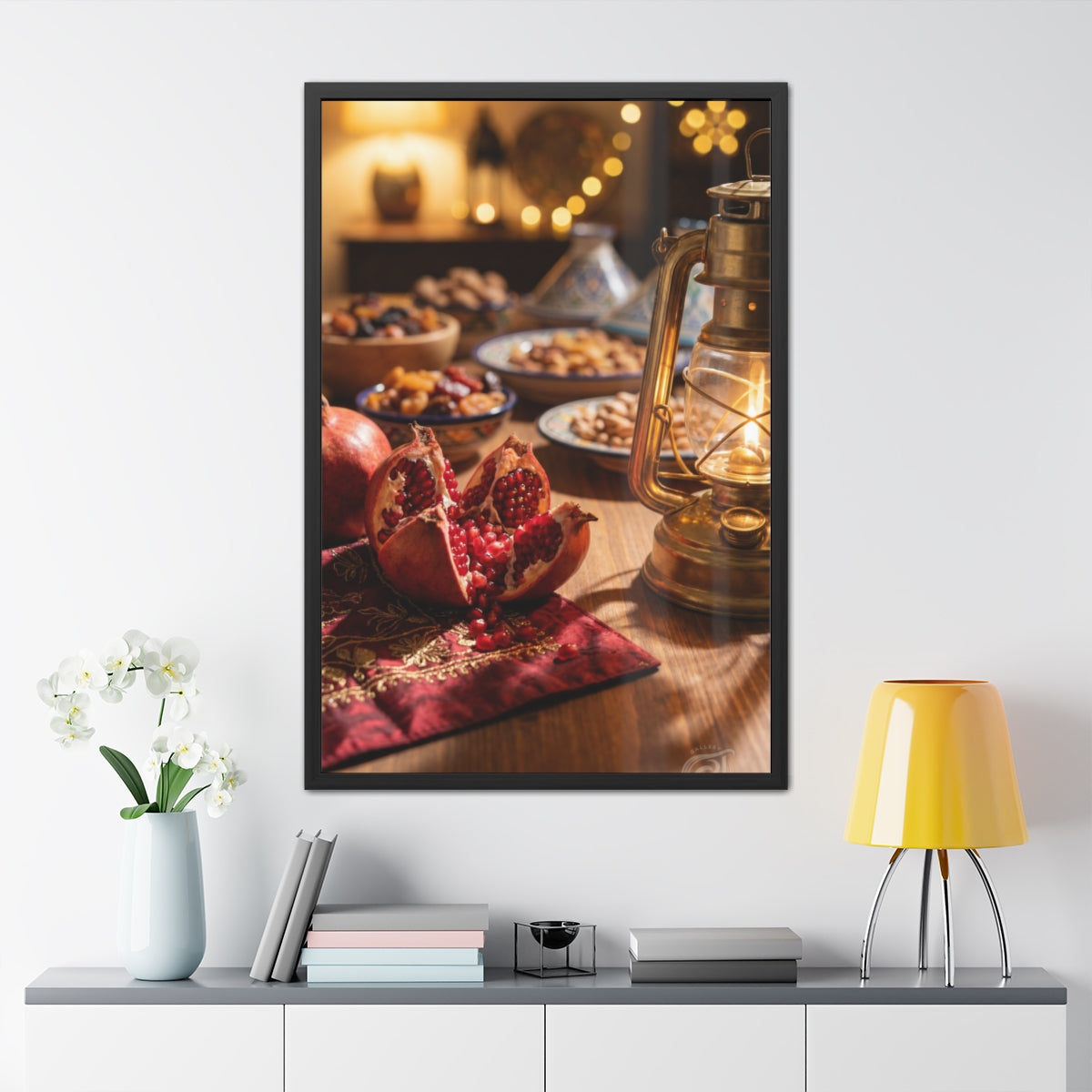 Framed Poster - Twilight Mediterranean Feast (8×12, 9×11......