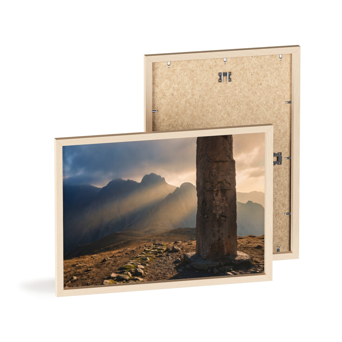 Wooden Framed Poster - Mystic Peak