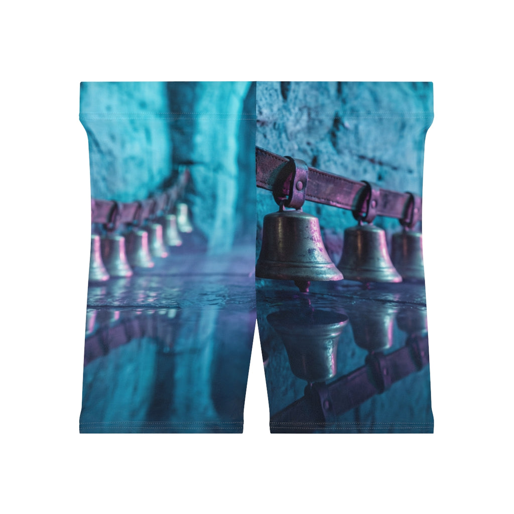 Women's Biker Shorts - Threshold Bells | Echovira Gallery