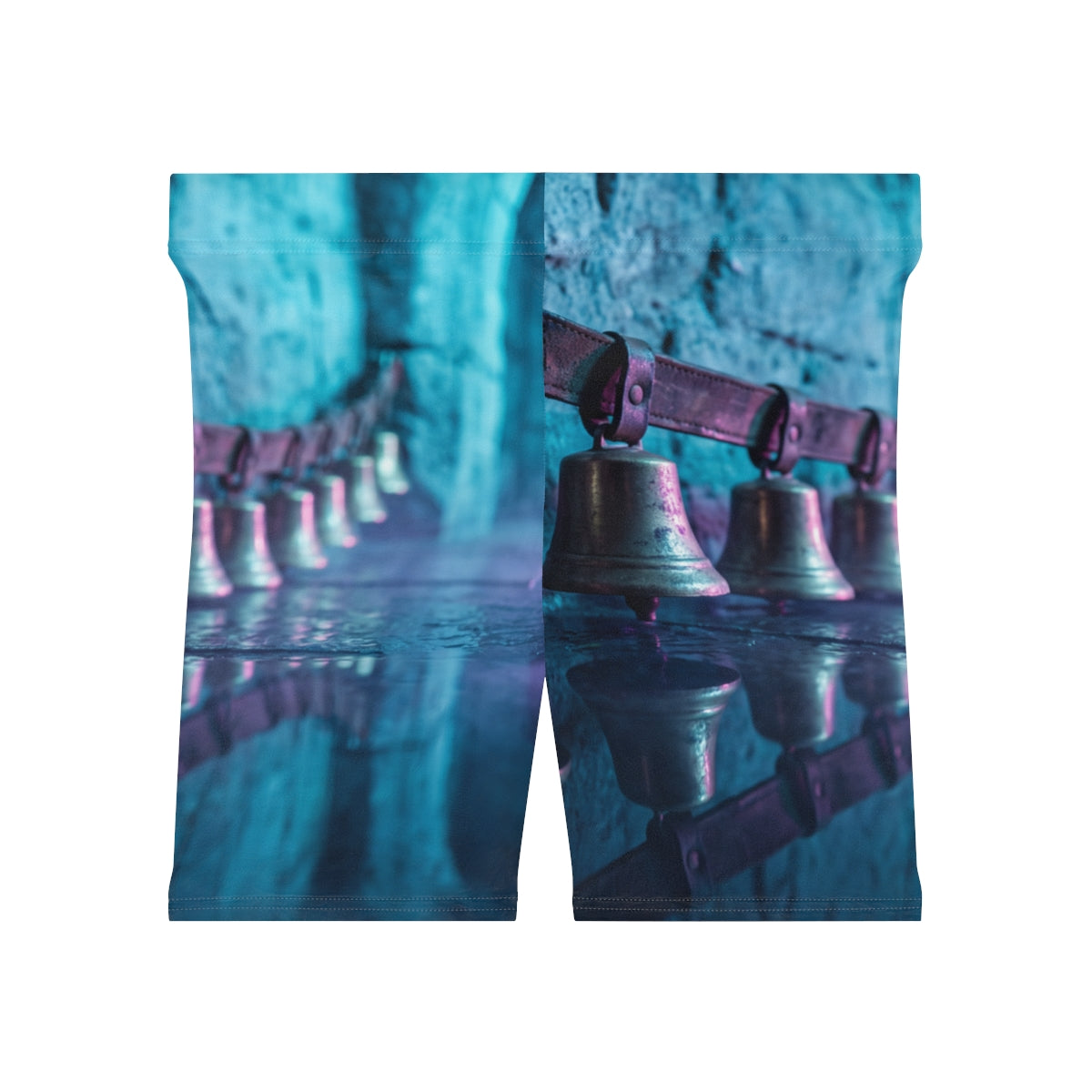 Women's Biker Shorts - Threshold Bells | Echovira Gallery