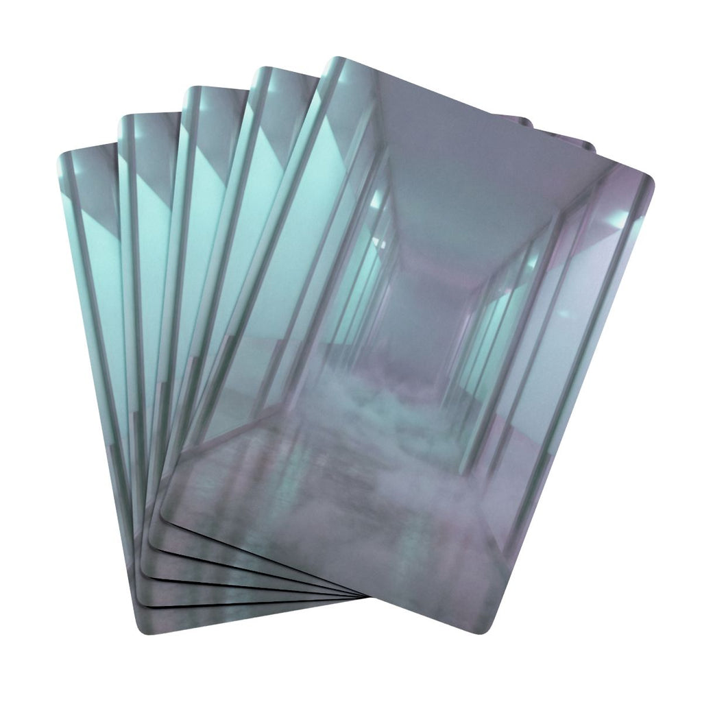 Poker Playing Cards - Liminal Corridor Fog Art Print |...