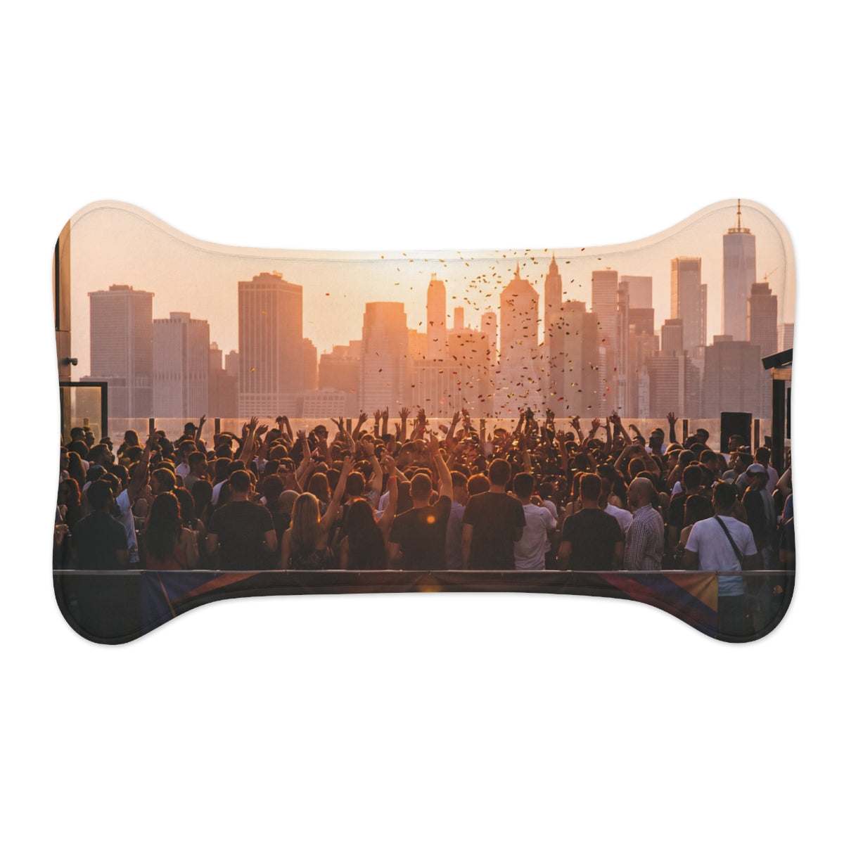 Pet Feeding Mat - City Lights Festival | Echovira Gallery