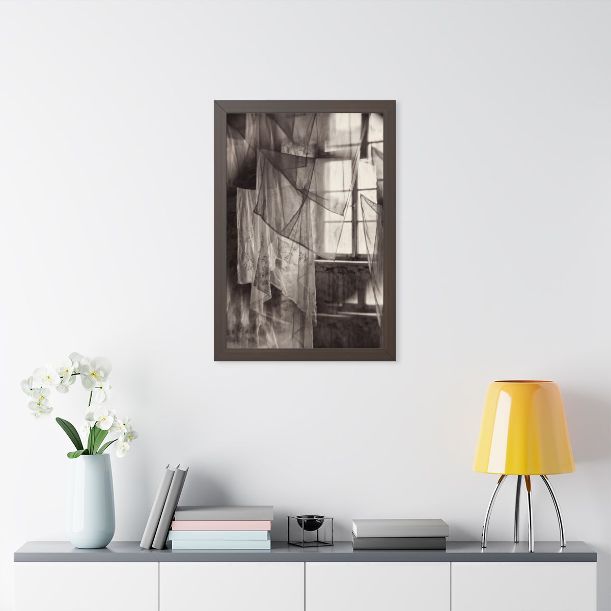Framed Vertical Poster - Spectral Veils (11×14, 12×16... |...