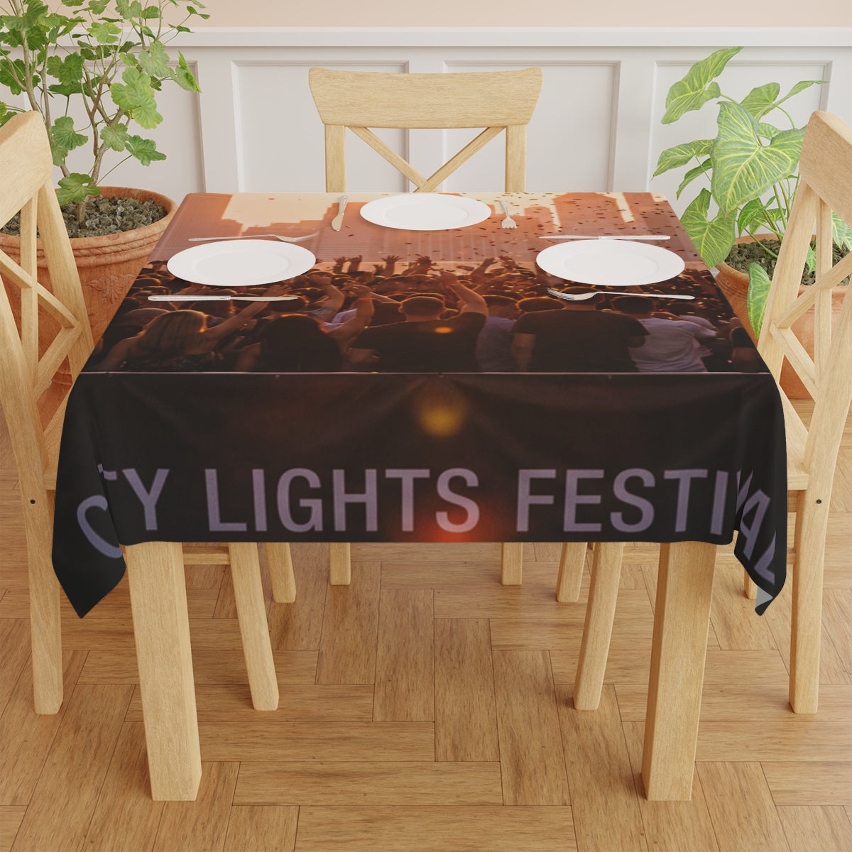 Tablecloth - City Lights Festival | Echovira Gallery