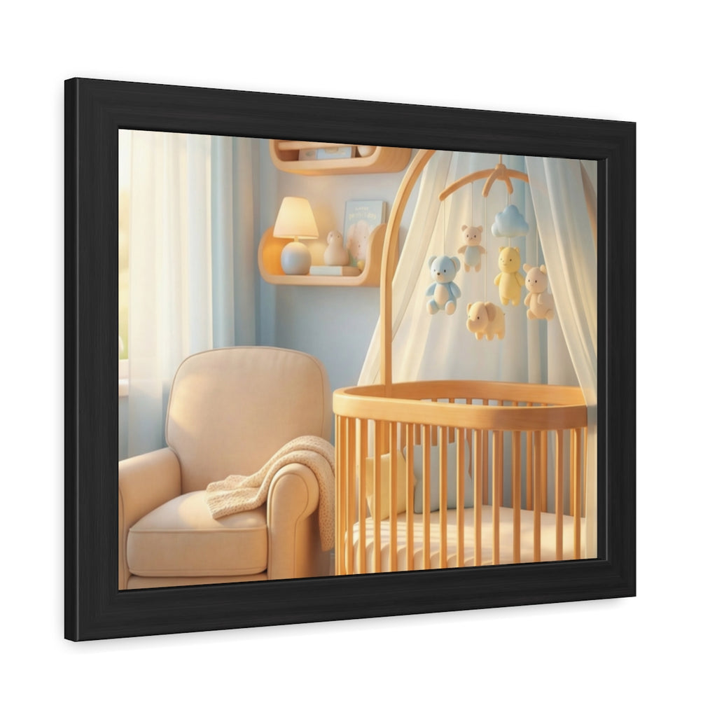 Serene Nursery Framed Posters - Room Decor — Landscape