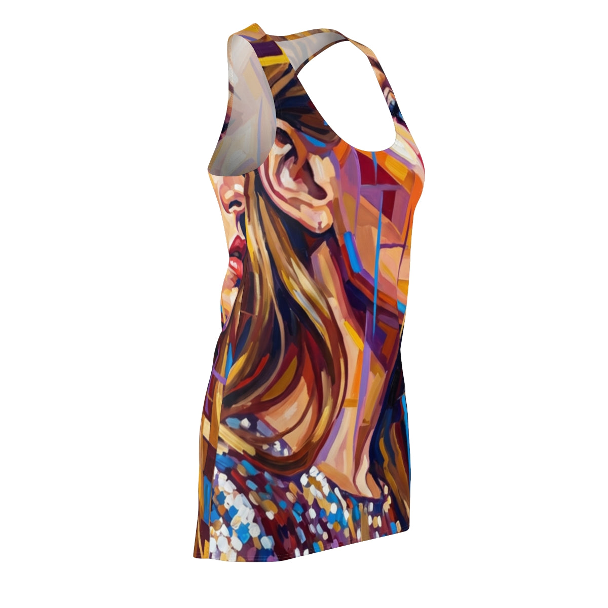 Women's Racerback Dress - Shattered Elegance | Echovira...