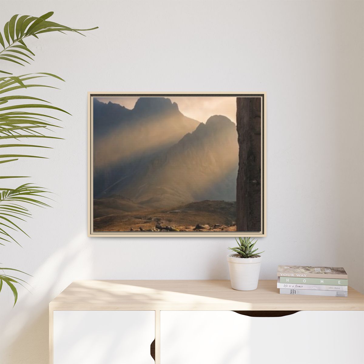 Matte Canvas, Framed - Mystic Monolith Ancient Persian... |...