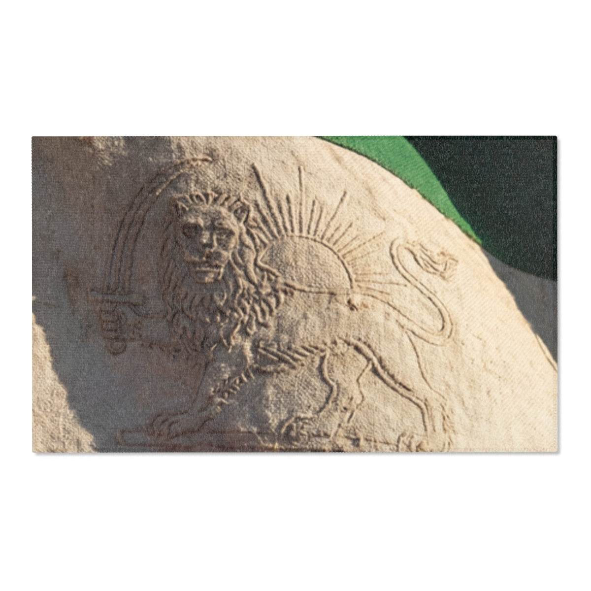 Area Rug - Vintage Lion & Sun Decor