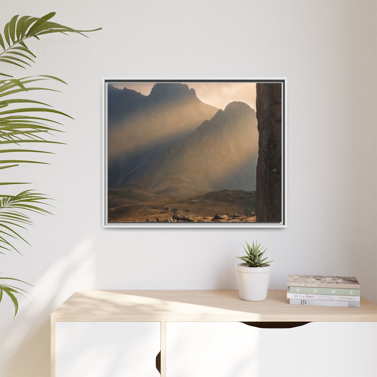 Matte Canvas, Framed - Mystic Monolith Ancient Persian... |...
