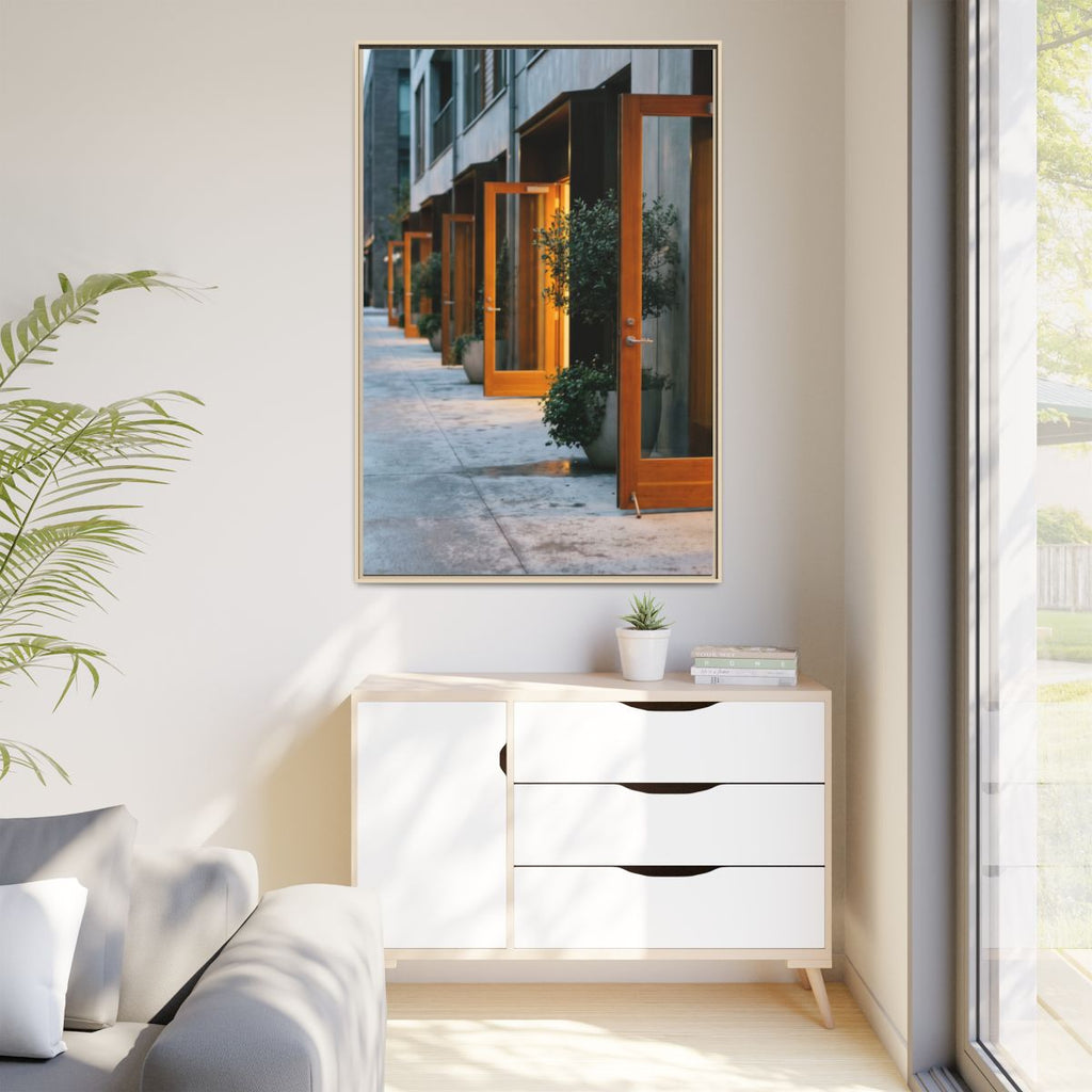 Matte Canvas, Framed - Twilight Promenade (8×10, 9×12... |...
