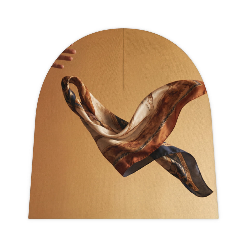 Silk Motion Art Baby Beanie