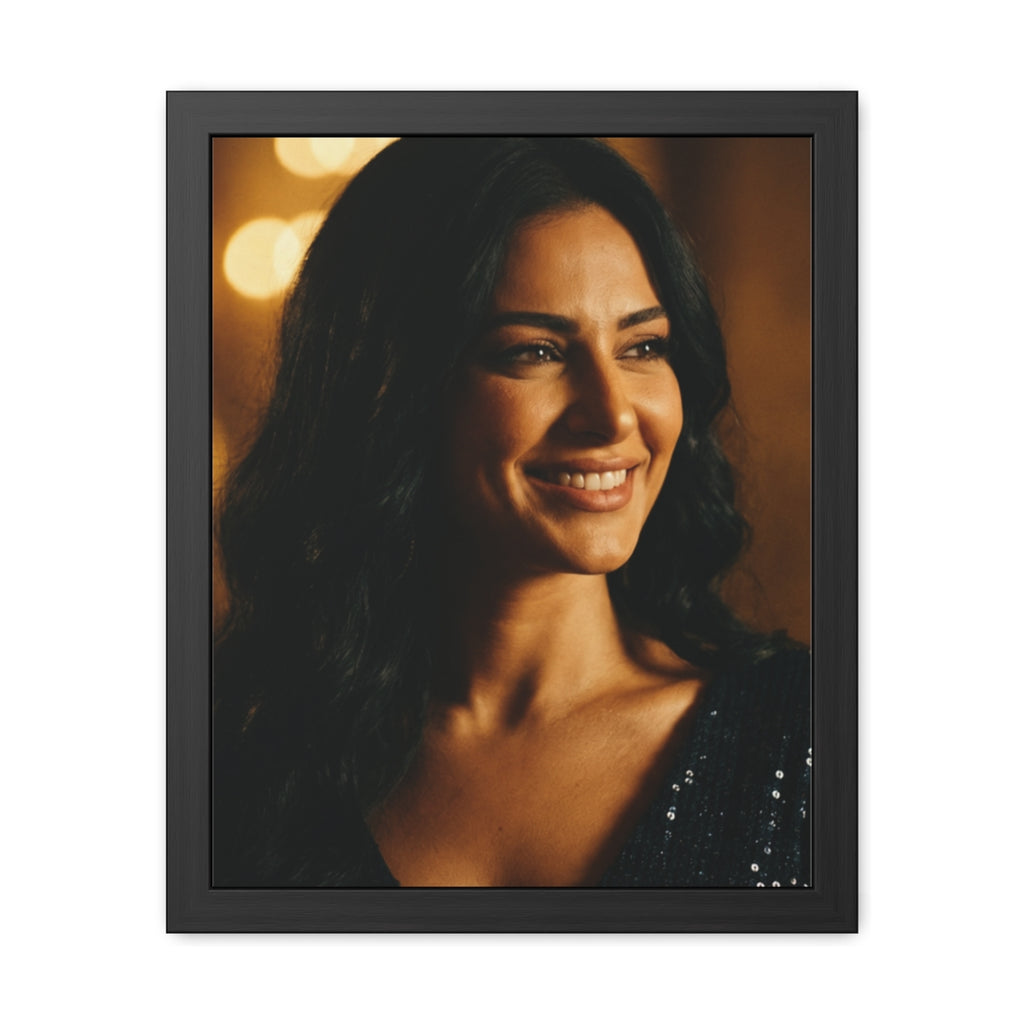 Framed Poster - Cinematic Portrait — Portrait