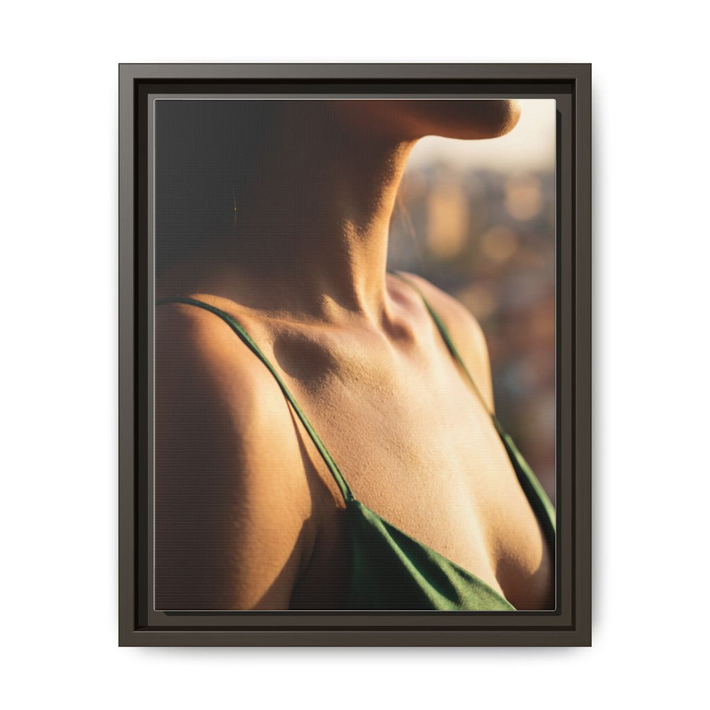 Framed Matte Canvas - Sunlit Muse