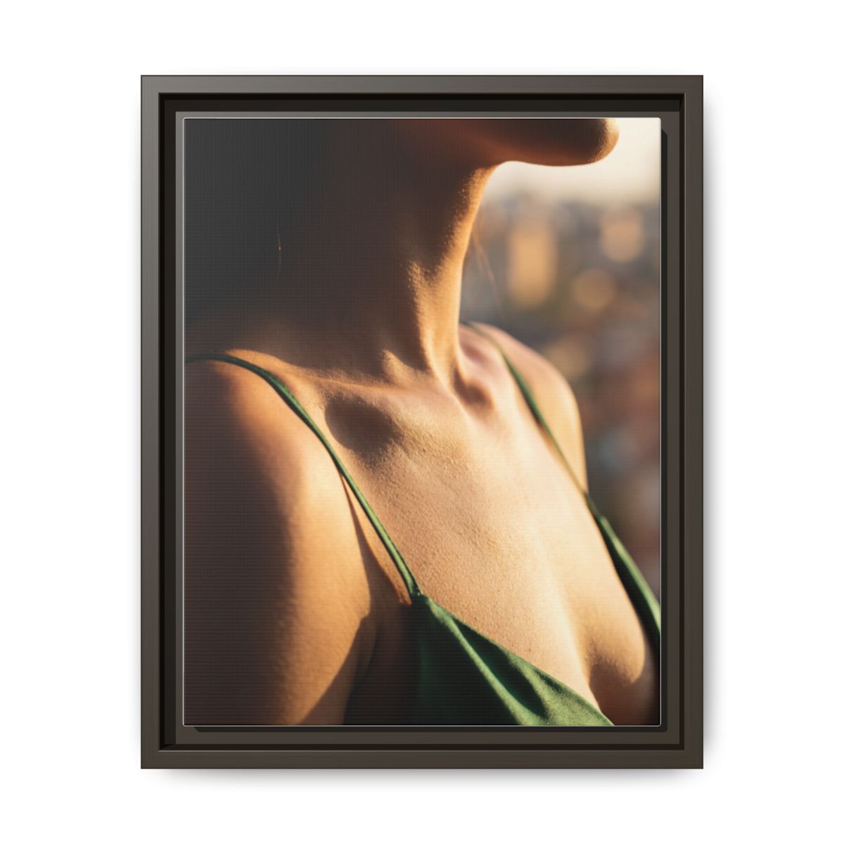 Framed Matte Canvas - Sunlit Muse