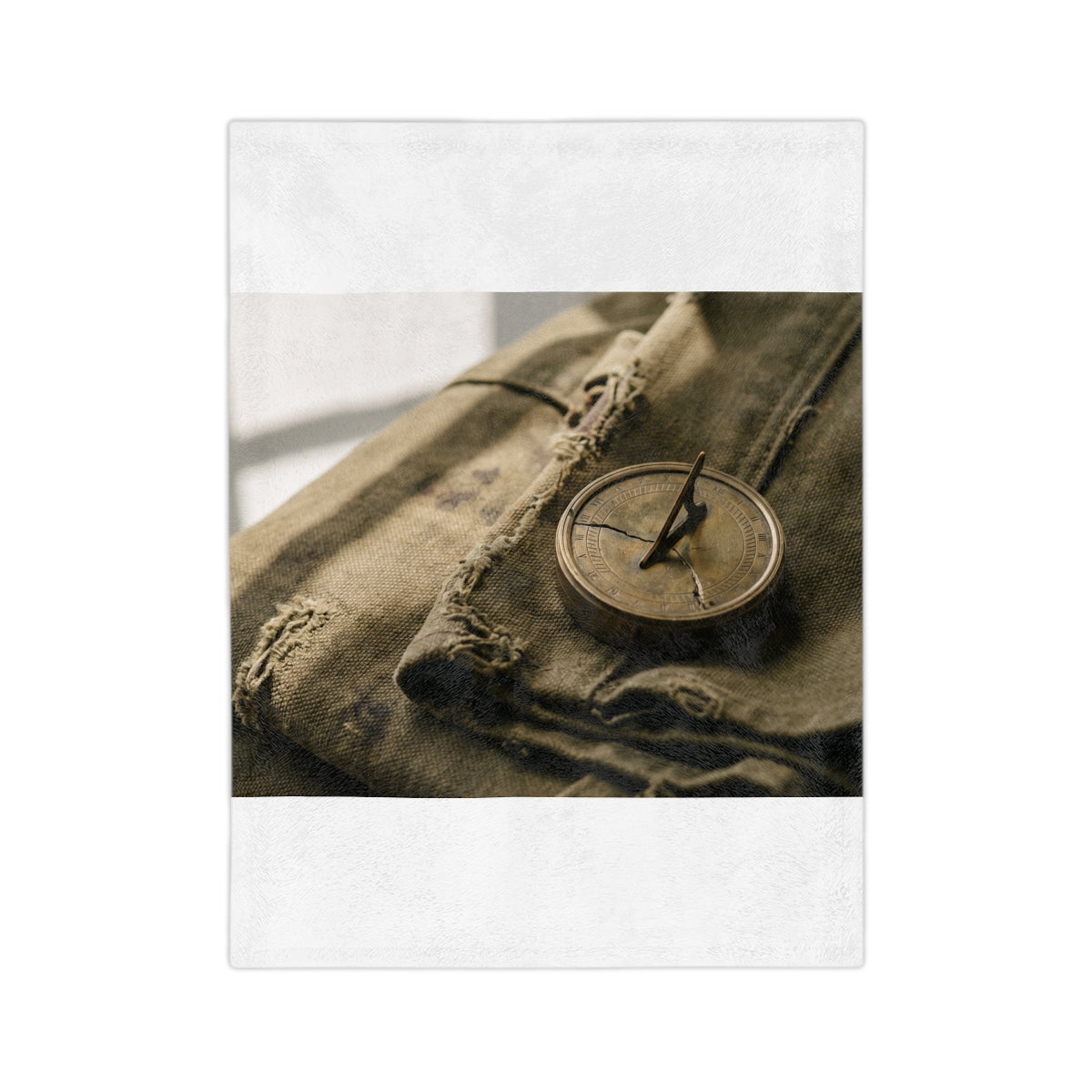 Velveteen Blanket - Sundial Relic | Echovira Gallery