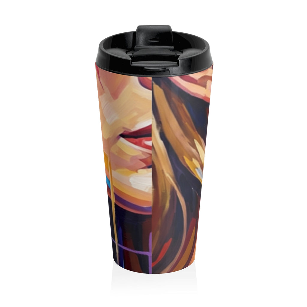 Stainless Steel Travel Mug - Shattered Elegance | Echovira...