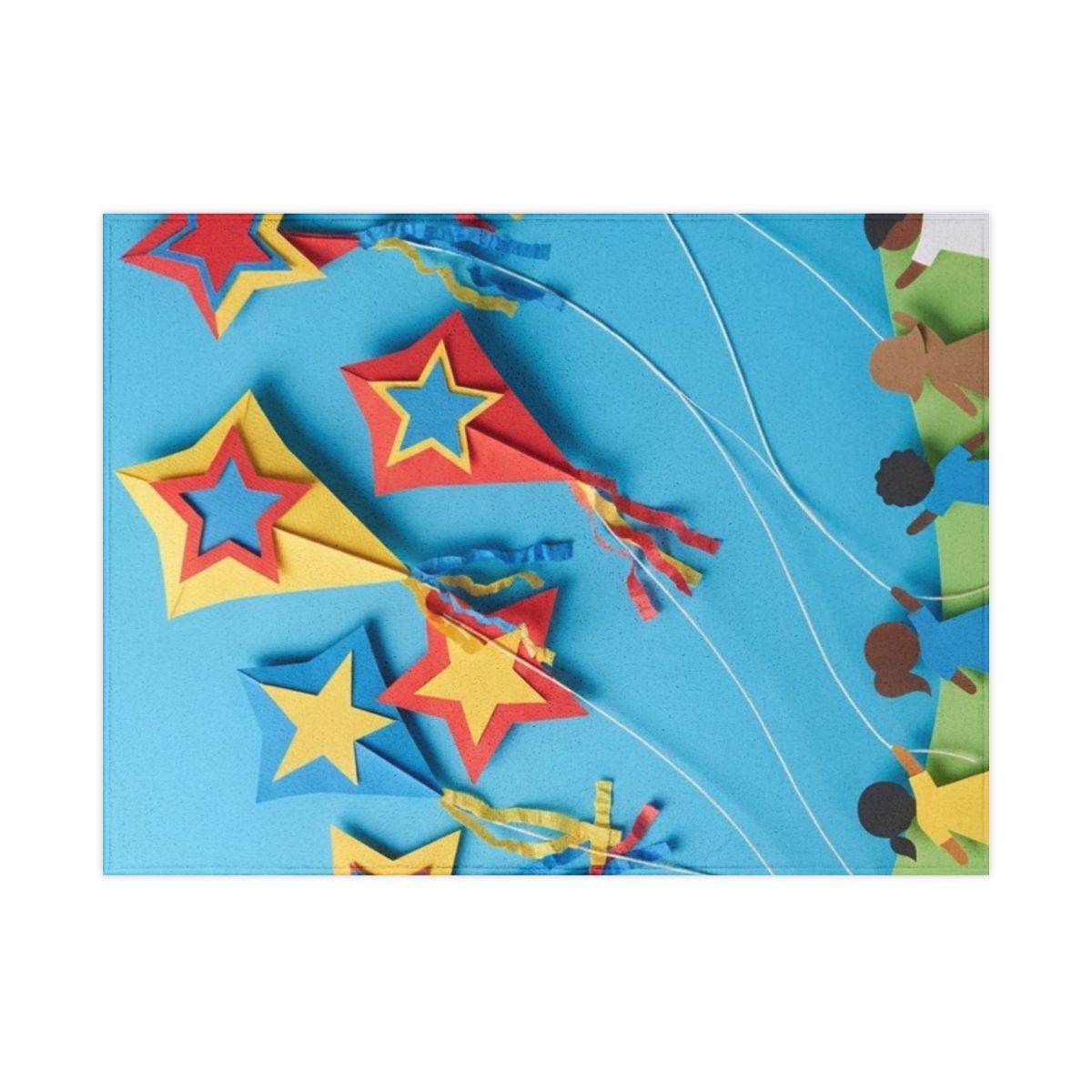 Toddler Blanket - Star Kites Naptime Wonder | Echovira...