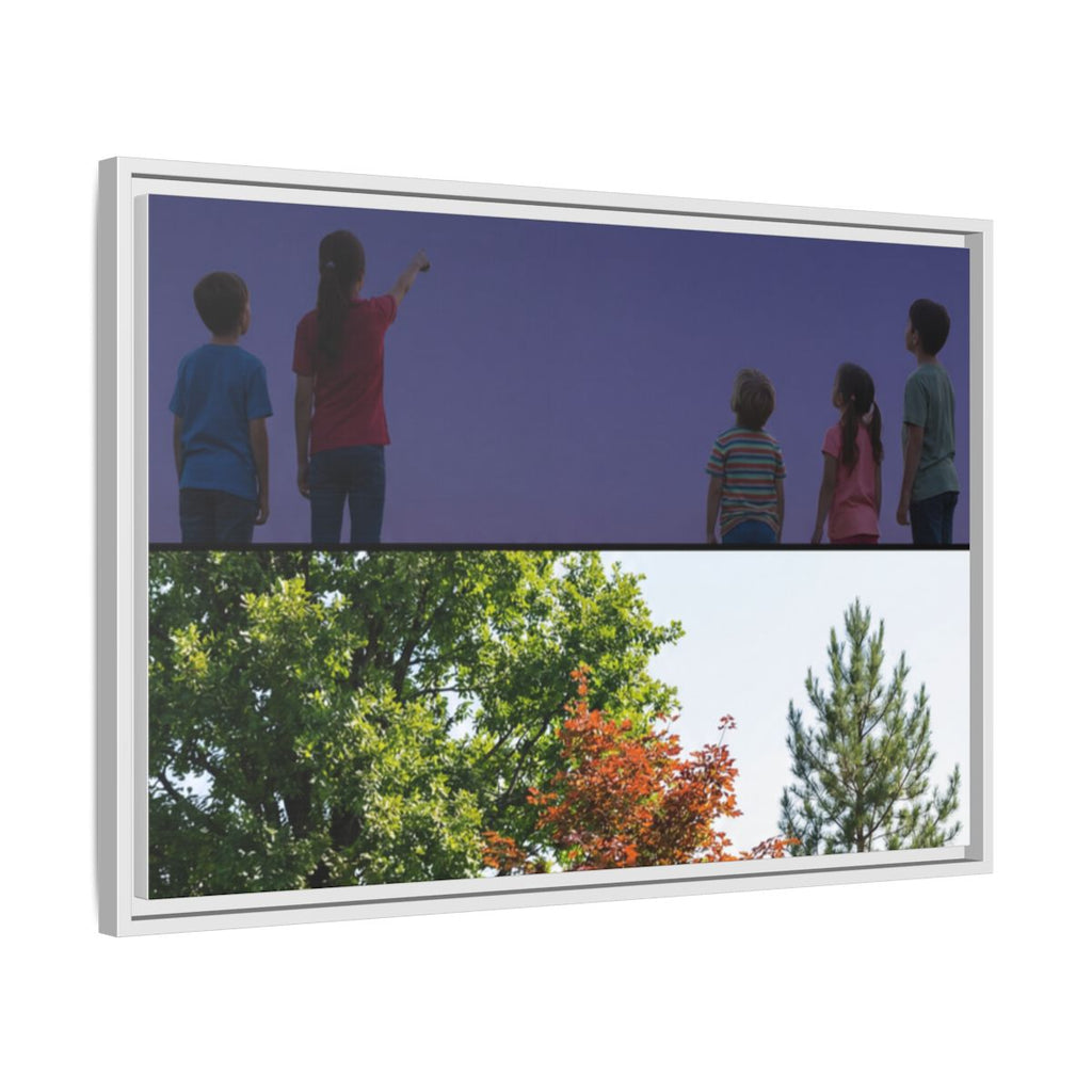 Framed Matte Canvas - Discovery — White / 1.25"