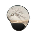 Mouse Pad With Wrist Rest - Winter Branch Solitude Landscape...