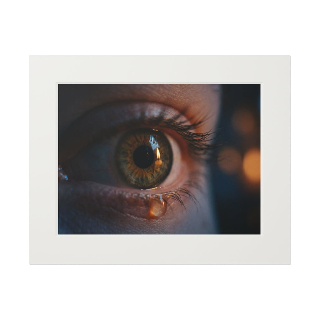 Framed Art Print - Luminous Tear — Landscape