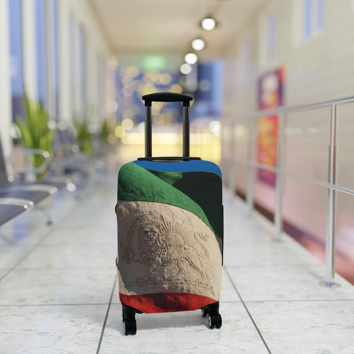 Luggage Cover - Distressed Persian