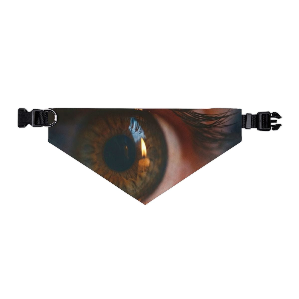 Pet Bandana Collar - Amber Iris Reflection Fine Art Print |...