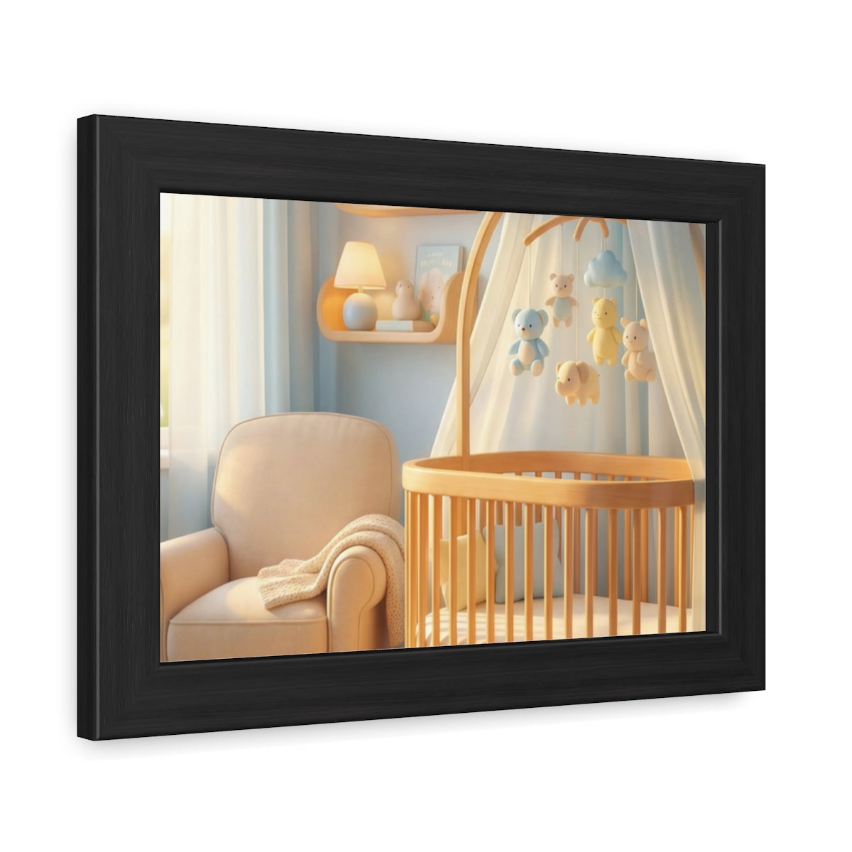 Serene Nursery Framed Posters - Room Decor — Landscape